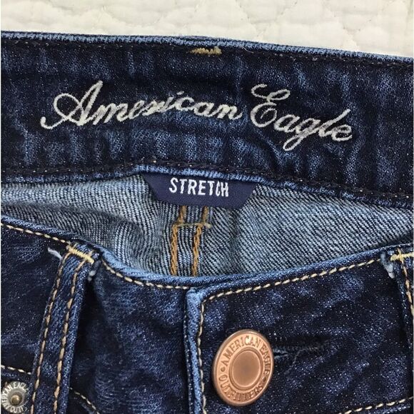 American Eagle Outfitters Straight Leg Jeans Size 8 - Picture 11 of 14
